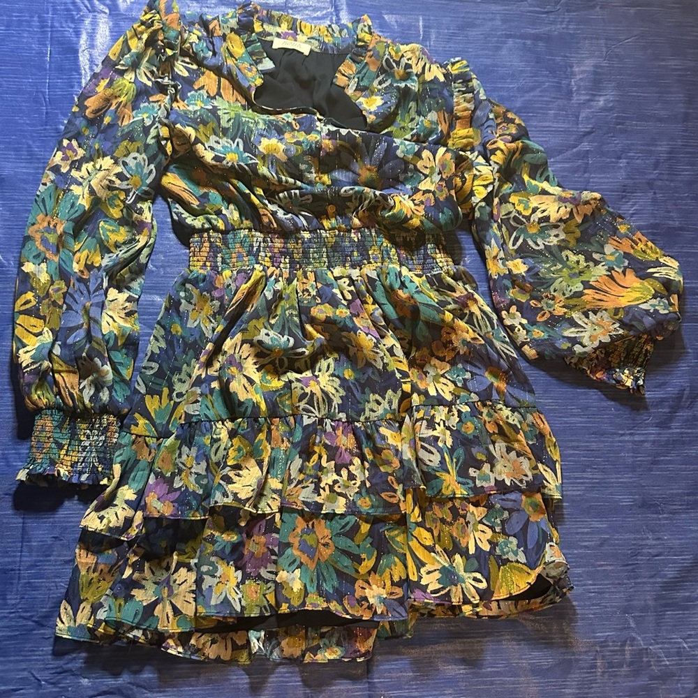 Floral Long Sleeve Dress